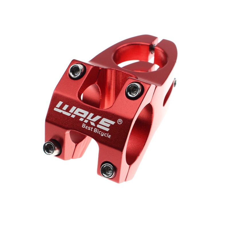 WAKE 31.8 Stem 45mm Bike Stem Wake Mountain Bike Stem Short Handlebar Stem for Most Bicycle, Road Bike, MTB, BMX, Fixie Gear, Cycling (Aluminum Alloy, Red) - Image 5